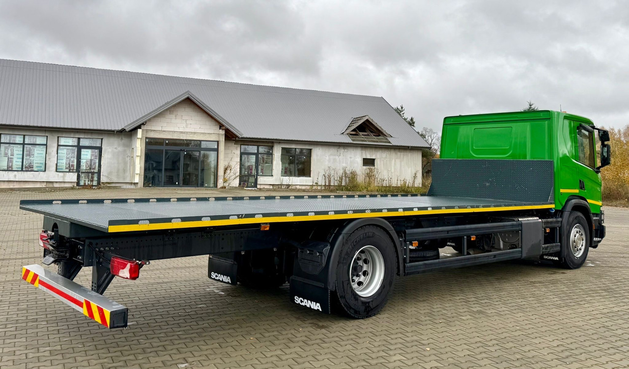 SCANIA P320 / PLATFORMA / NOWY / 5 TYŚ KM / SYPIALKA / 2023 ROK / CAŁA NA PODUSZKACH / 7.7 M DŁUGOŚCI / LAWETA / DO PRZEWOZU MASZYN ROLNICZYCH ITP - Valníkový/ Plošinový nákladný automobil: obrázok 4 SCANIA P320 / PLATFORMA / NOWY / 5 TYŚ KM / SYPIALKA / 2023 ROK / CAŁA NA PODUSZKACH / 7.7 M DŁUGOŚCI / LAWETA / DO PRZEWOZU MASZYN ROLNICZYCH ITP - Valníkový/ Plošinový nákladný automobil: obrázok 4