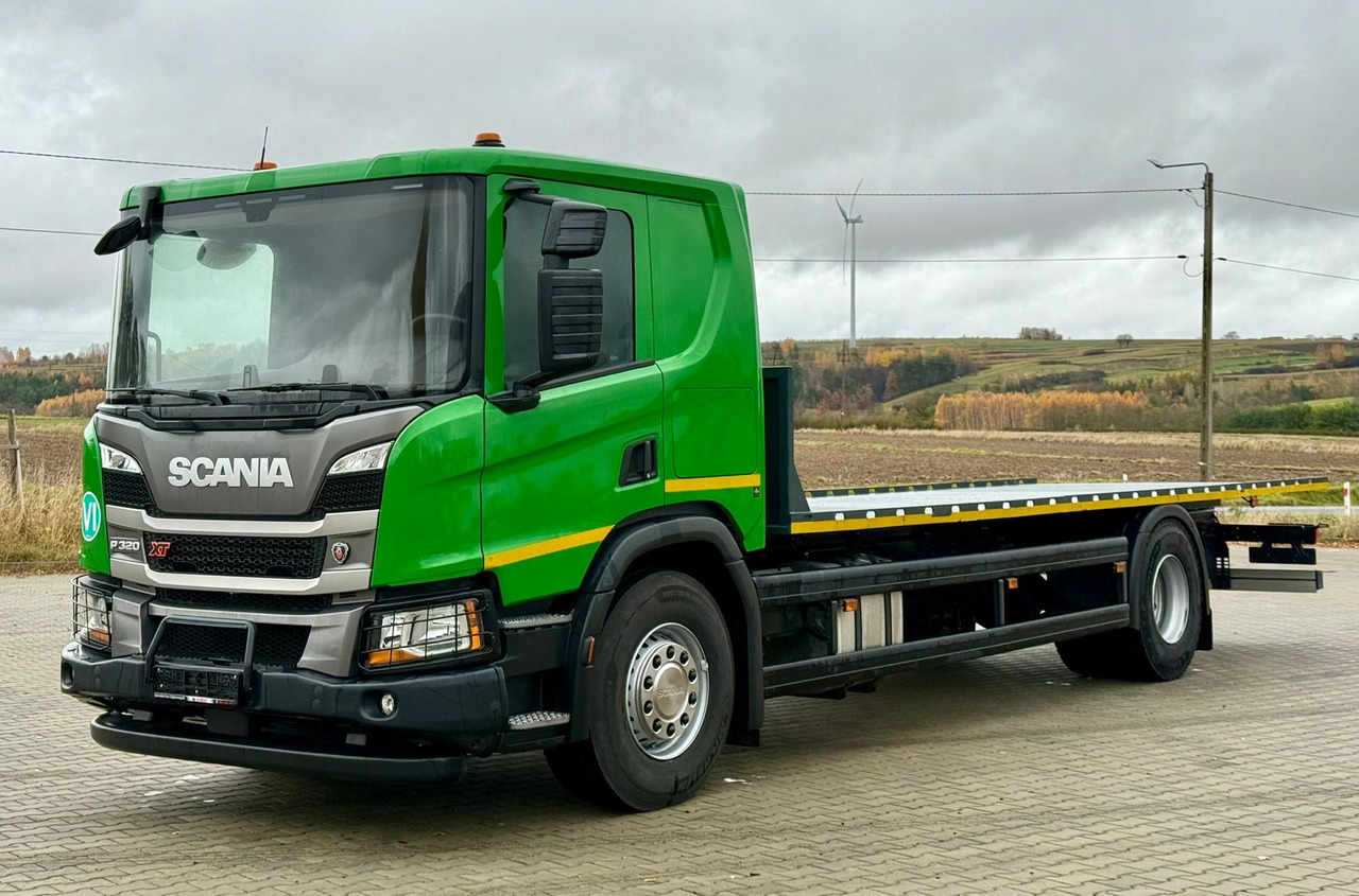 SCANIA P320 / PLATFORMA / NOWY / 5 TYŚ KM / SYPIALKA / 2023 ROK / CAŁA NA PODUSZKACH / 7.7 M DŁUGOŚCI / LAWETA / DO PRZEWOZU MASZYN ROLNICZYCH ITP - Valníkový/ Plošinový nákladný automobil: obrázok 2 SCANIA P320 / PLATFORMA / NOWY / 5 TYŚ KM / SYPIALKA / 2023 ROK / CAŁA NA PODUSZKACH / 7.7 M DŁUGOŚCI / LAWETA / DO PRZEWOZU MASZYN ROLNICZYCH ITP - Valníkový/ Plošinový nákladný automobil: obrázok 2