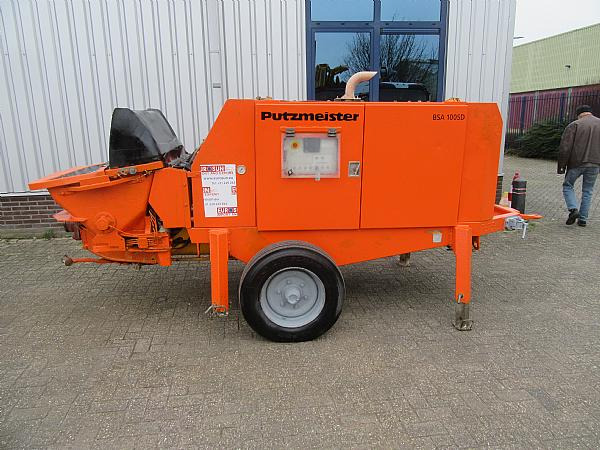 2014 PUTZMEISTER BSA1005 DC trailer mounted. - Stacionárne čerpadlo betónu: obrázok 2 2014 PUTZMEISTER BSA1005 DC trailer mounted. - Stacionárne čerpadlo betónu: obrázok 2