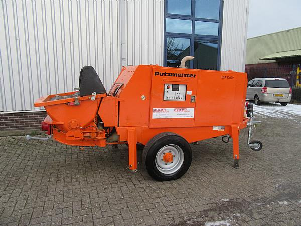 2014 PUTZMEISTER BSA1005 DC trailer mounted. - Stacionárne čerpadlo betónu: obrázok 1 2014 PUTZMEISTER BSA1005 DC trailer mounted. - Stacionárne čerpadlo betónu: obrázok 1