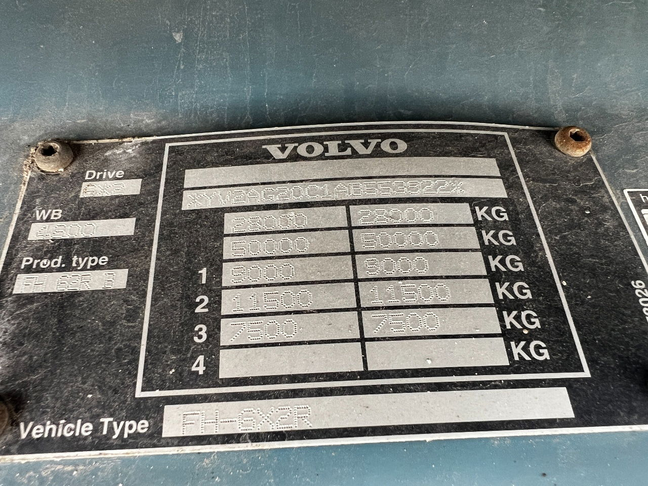 Kontejnérový podvozek/ Výměnná nástavba Volvo FH 460 Globe 6x2, NCH cable: obrázok 9