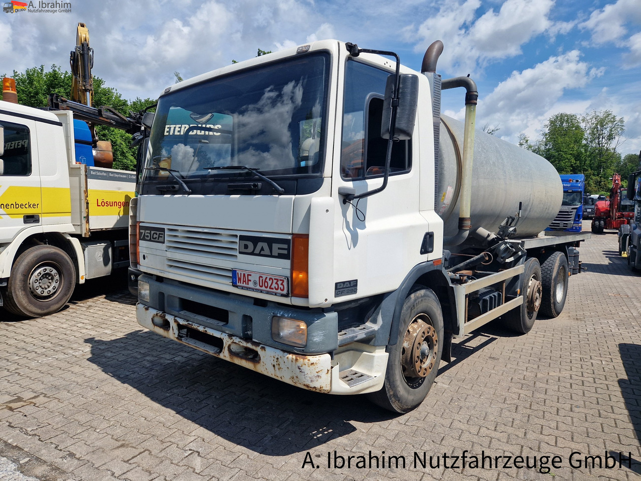 Daf CF 290 Wassertank 13500 L, Tank verzinkt Vorlauf- Lift- Lenkachse - Cisternové vozidlo: obrázok 1 Daf CF 290 Wassertank 13500 L, Tank verzinkt Vorlauf- Lift- Lenkachse - Cisternové vozidlo: obrázok 1