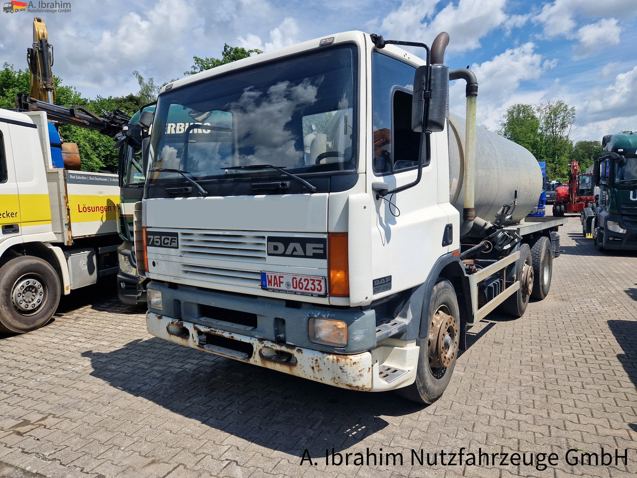 Cisternové vozidlo Daf CF 290 Wassertank 13500 L, Tank verzinkt Vorlauf- Lift- Lenkachse: obrázok 8