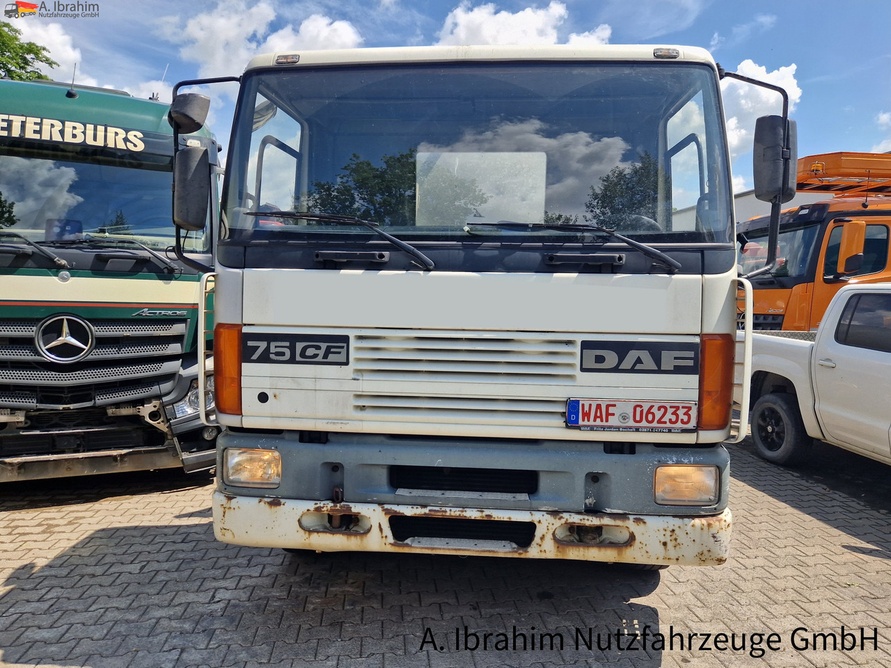 Cisternové vozidlo Daf CF 290 Wassertank 13500 L, Tank verzinkt Vorlauf- Lift- Lenkachse: obrázok 9