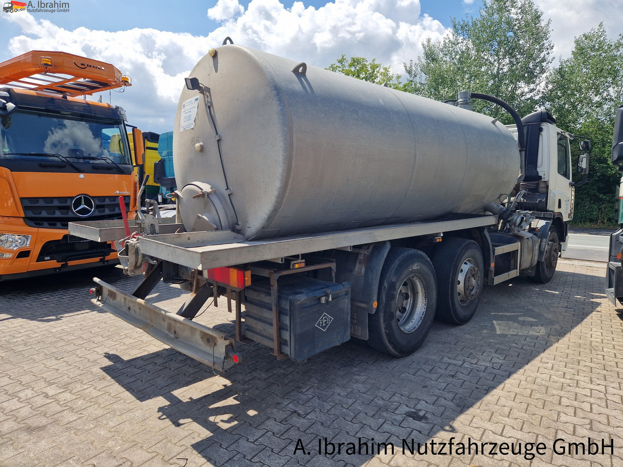 Cisternové vozidlo Daf CF 290 Wassertank 13500 L, Tank verzinkt Vorlauf- Lift- Lenkachse: obrázok 11