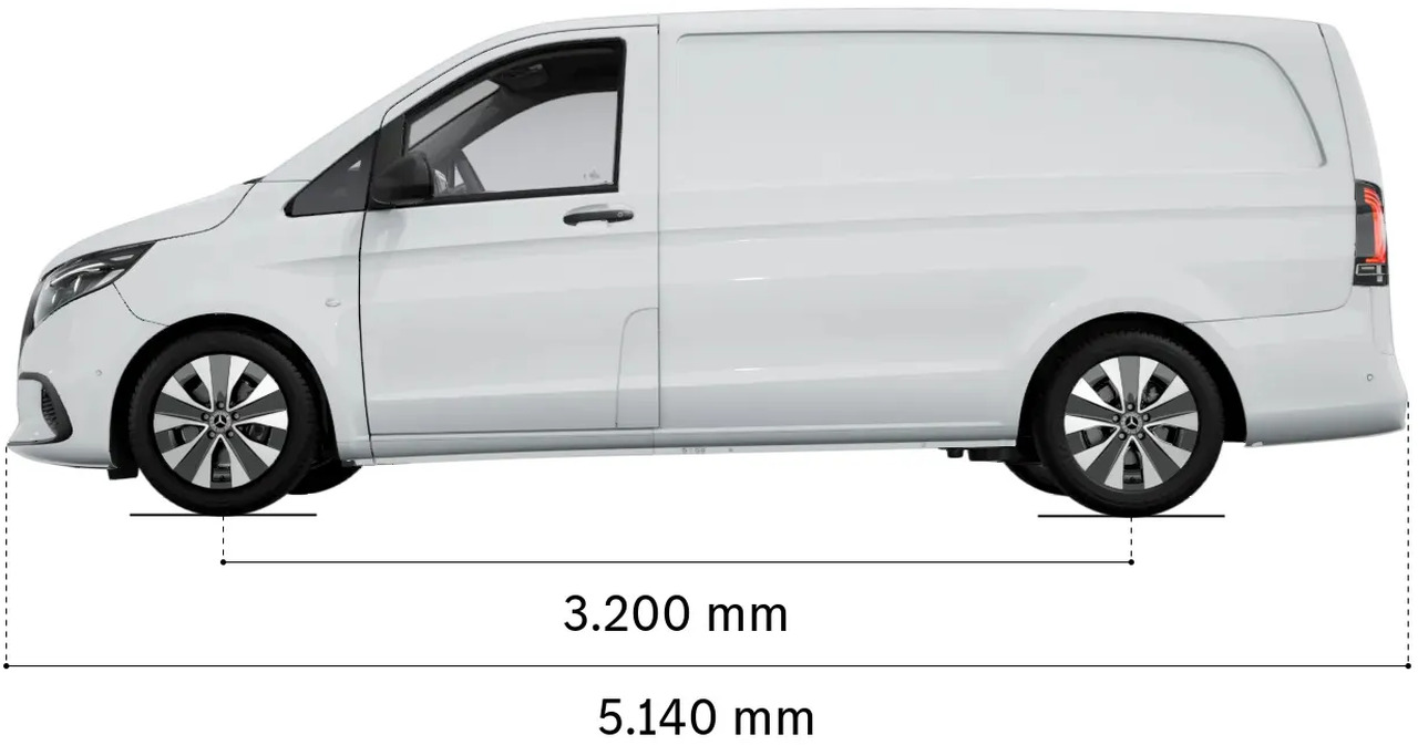 MERCEDES-BENZ EVITO LONG - Furgon, Elektrická dodávka: obrázok 1 MERCEDES-BENZ EVITO LONG - Furgon, Elektrická dodávka: obrázok 1