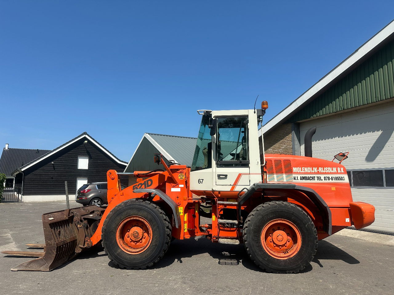 Case 521D  - Kolesový nakladač: obrázok 1 Case 521D  - Kolesový nakladač: obrázok 1