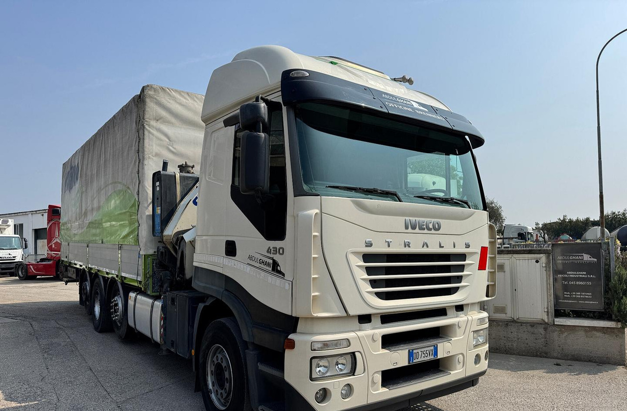 IVECO 430 - 4 ASSI STRADALE CON GRU - Plachtové nákladné vozidlo, Auto s hydraulickou rukou: obrázok 2 IVECO 430 - 4 ASSI STRADALE CON GRU - Plachtové nákladné vozidlo, Auto s hydraulickou rukou: obrázok 2