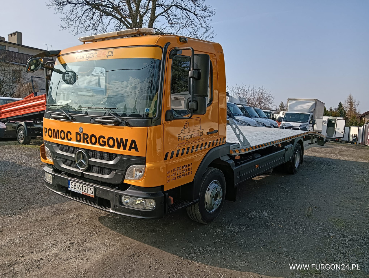 MERCEDES ATEGO 1018 POMOC DROGOWA LAWETA NR 665 - Nákladné vozidlo na prepravu automobilov: obrázok 1 MERCEDES ATEGO 1018 POMOC DROGOWA LAWETA NR 665 - Nákladné vozidlo na prepravu automobilov: obrázok 1