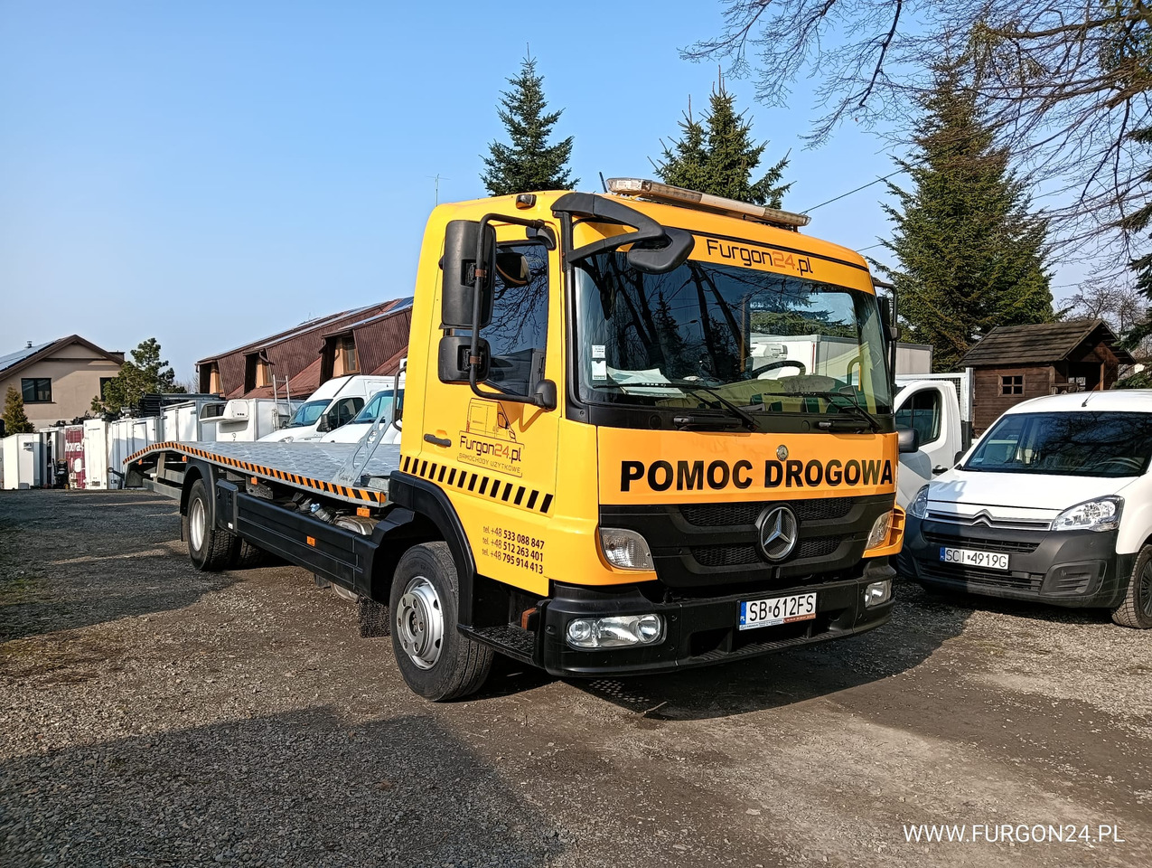 MERCEDES ATEGO 1018 POMOC DROGOWA LAWETA NR 665 - Nákladné vozidlo na prepravu automobilov: obrázok 3 MERCEDES ATEGO 1018 POMOC DROGOWA LAWETA NR 665 - Nákladné vozidlo na prepravu automobilov: obrázok 3