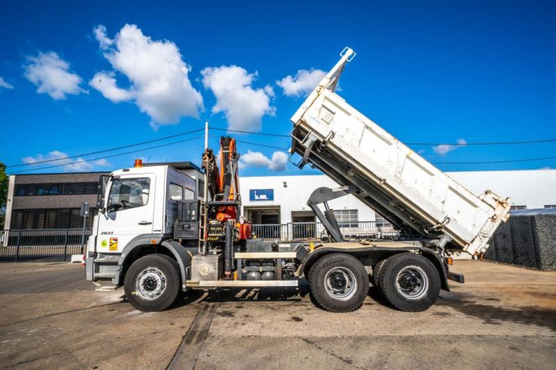 Sklápač, Auto s hydraulickou rukou Mercedes AXOR 2633+BIBENNE+PALFINGER 18T/m /3XHydr.: obrázok 6