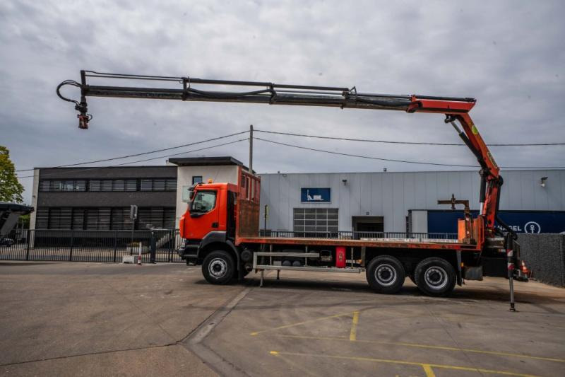 Renault KERAX 380 DXI-6X4+PALFINGER 18 T/m + 4 EXT - Valníkový/ Plošinový nákladný automobil, Auto s hydraulickou rukou: obrázok 1 Renault KERAX 380 DXI-6X4+PALFINGER 18 T/m + 4 EXT - Valníkový/ Plošinový nákladný automobil, Auto s hydraulickou rukou: obrázok 1