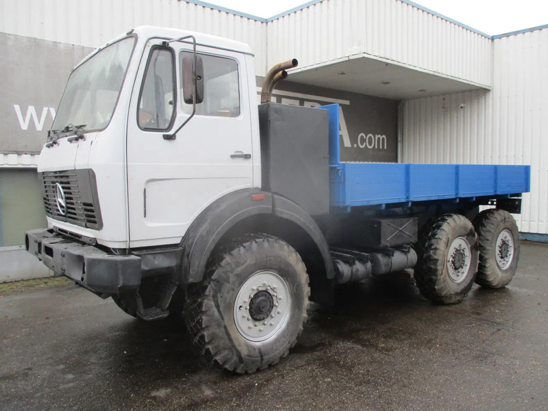 Mercedes-Benz FAP 2026 , V8 , 6x6 , ZF Manual , Spring suspension , Ex - Valníkový/ Plošinový nákladný automobil: obrázok 1 Mercedes-Benz FAP 2026 , V8 , 6x6 , ZF Manual , Spring suspension , Ex - Valníkový/ Plošinový nákladný automobil: obrázok 1