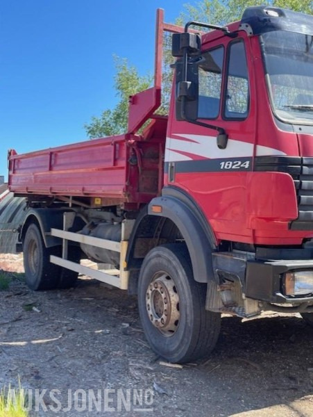 1994 Mercedes-Benz 1824AK TIPPBIOL m/ 4 hjulstrekk/sperre. - Sklápač: obrázok 2 1994 Mercedes-Benz 1824AK TIPPBIOL m/ 4 hjulstrekk/sperre. - Sklápač: obrázok 2