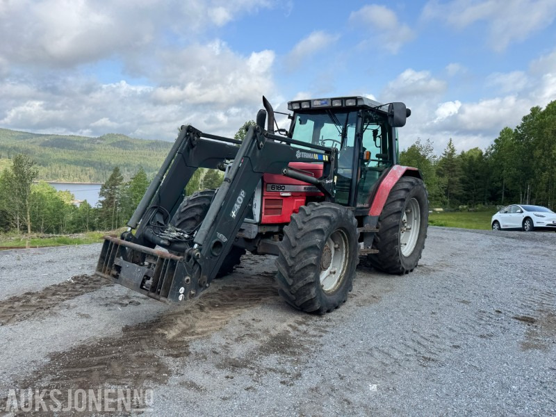 1998 Massey Ferguson 6180 Traktor med frontlaster og vendegir - Traktor: obrázok 2 1998 Massey Ferguson 6180 Traktor med frontlaster og vendegir - Traktor: obrázok 2