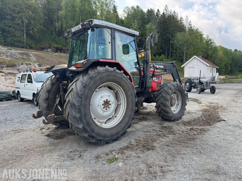 1998 Massey Ferguson 6180 Traktor med frontlaster og vendegir - Traktor: obrázok 5 1998 Massey Ferguson 6180 Traktor med frontlaster og vendegir - Traktor: obrázok 5