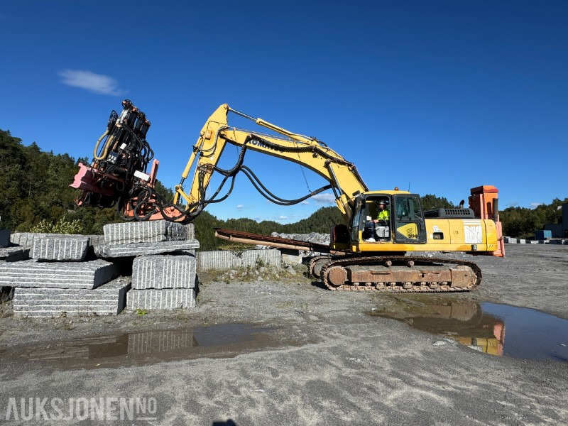 2005 Komatsu PC340 LC-7 Gravemaskin m/ Sandvik DQ440 steintrimmer - Vrtné príslušenstvo: obrázok 2 2005 Komatsu PC340 LC-7 Gravemaskin m/ Sandvik DQ440 steintrimmer - Vrtné príslušenstvo: obrázok 2