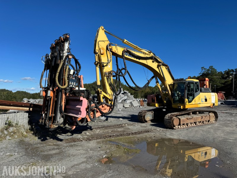 2005 Komatsu PC340 LC-7 Gravemaskin m/ Sandvik DQ440 steintrimmer - Vrtné príslušenstvo: obrázok 1 2005 Komatsu PC340 LC-7 Gravemaskin m/ Sandvik DQ440 steintrimmer - Vrtné príslušenstvo: obrázok 1