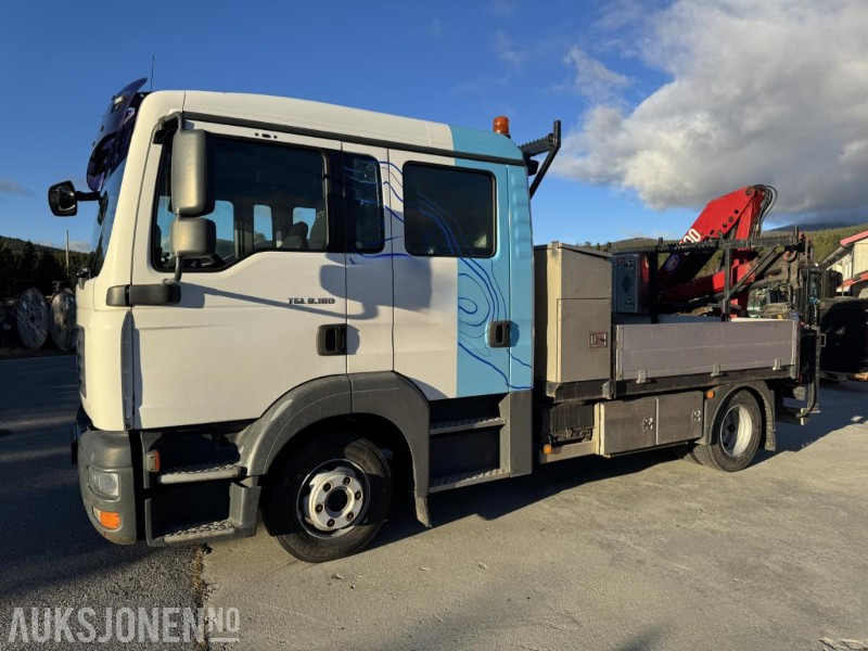 2007 MAN TGL 8.180 4X2 LINJEBIL MED KRAN OG MASSE UTSTYR - Auto s hydraulickou rukou: obrázok 1 2007 MAN TGL 8.180 4X2 LINJEBIL MED KRAN OG MASSE UTSTYR - Auto s hydraulickou rukou: obrázok 1