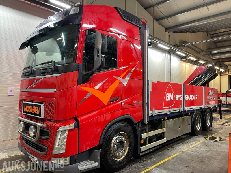 2014 Volvo FH540 6X2 Planbil med HMF 2120 kran, Eu godkjent til 31.05.2026 - Auto s hydraulickou rukou: obrázok 2 2014 Volvo FH540 6X2 Planbil med HMF 2120 kran, Eu godkjent til 31.05.2026 - Auto s hydraulickou rukou: obrázok 2
