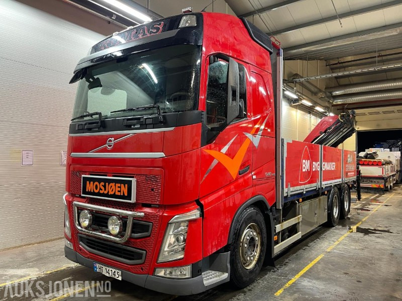 2014 Volvo FH540 6X2 Planbil med HMF 2120 kran, Eu godkjent til 31.05.2026 - Auto s hydraulickou rukou: obrázok 1 2014 Volvo FH540 6X2 Planbil med HMF 2120 kran, Eu godkjent til 31.05.2026 - Auto s hydraulickou rukou: obrázok 1