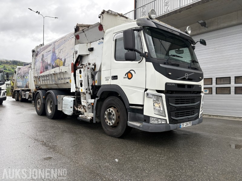 2014 Volvo FM420 EURO 6 sidelaster / komprimatorbil / renovasjonsbil - leveres med ny EU godkjenning - Auto na odvoz odpadu: obrázok 2 2014 Volvo FM420 EURO 6 sidelaster / komprimatorbil / renovasjonsbil - leveres med ny EU godkjenning - Auto na odvoz odpadu: obrázok 2