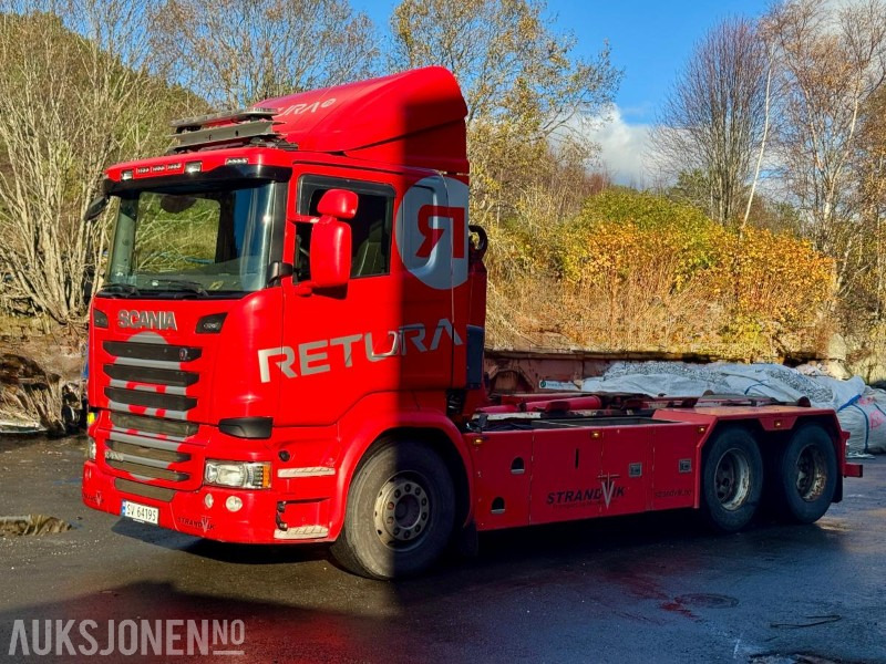 2015 Scania R-serie - Krokbil - Eu-godkjent til 01/26 - Km: 379186 - Hákový nosič kontajnerov: obrázok 1 2015 Scania R-serie - Krokbil - Eu-godkjent til 01/26 - Km: 379186 - Hákový nosič kontajnerov: obrázok 1