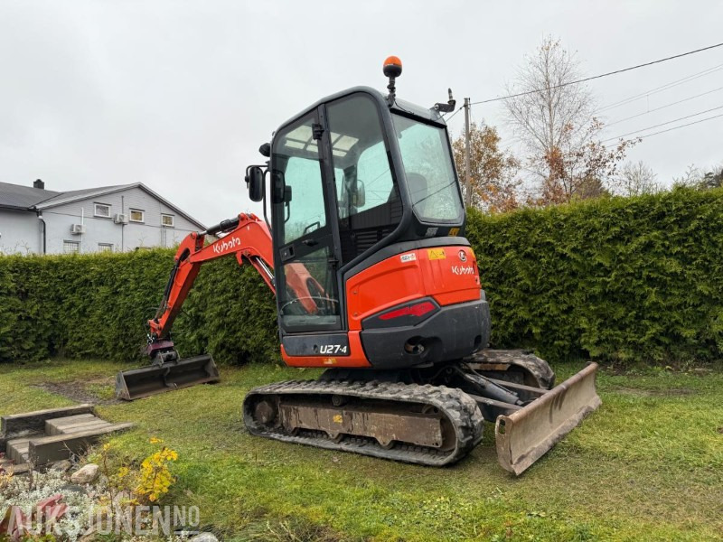 2016 Kubota U27-4 MINIGRAVER ROTOR 2 SKUFFER SERVICEHISTORIKK 2430 TIMER - Mini rýpadlo: obrázok 3 2016 Kubota U27-4 MINIGRAVER ROTOR 2 SKUFFER SERVICEHISTORIKK 2430 TIMER - Mini rýpadlo: obrázok 3