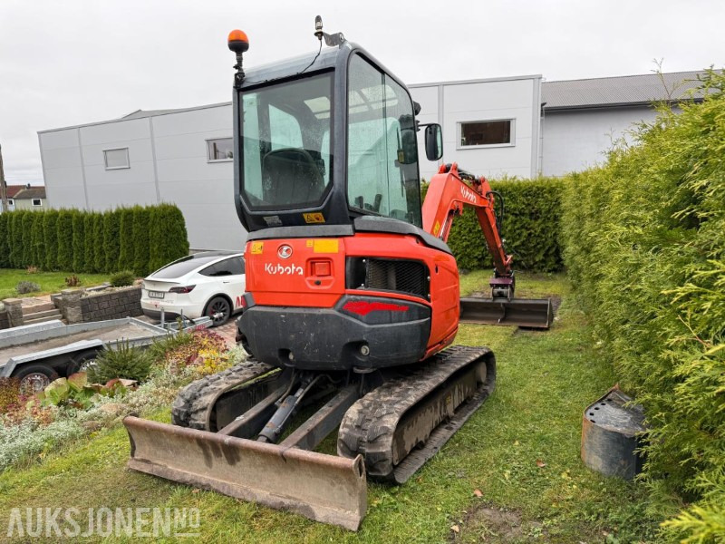 2016 Kubota U27-4 MINIGRAVER ROTOR 2 SKUFFER SERVICEHISTORIKK 2430 TIMER - Mini rýpadlo: obrázok 4 2016 Kubota U27-4 MINIGRAVER ROTOR 2 SKUFFER SERVICEHISTORIKK 2430 TIMER - Mini rýpadlo: obrázok 4