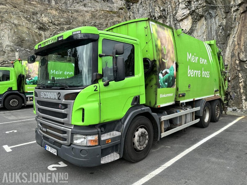 2016 Scania P320 Komprimatorbil - 2 kammer Inkl. biokammer/MTM påbygg/EU ok - Auto na odvoz odpadu: obrázok 1 2016 Scania P320 Komprimatorbil - 2 kammer Inkl. biokammer/MTM påbygg/EU ok - Auto na odvoz odpadu: obrázok 1