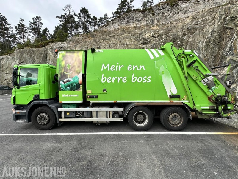 2016 Scania P320 Komprimatorbil - 2 kammer Inkl. biokammer/MTM påbygg - Auto na odvoz odpadu: obrázok 2 2016 Scania P320 Komprimatorbil - 2 kammer Inkl. biokammer/MTM påbygg - Auto na odvoz odpadu: obrázok 2
