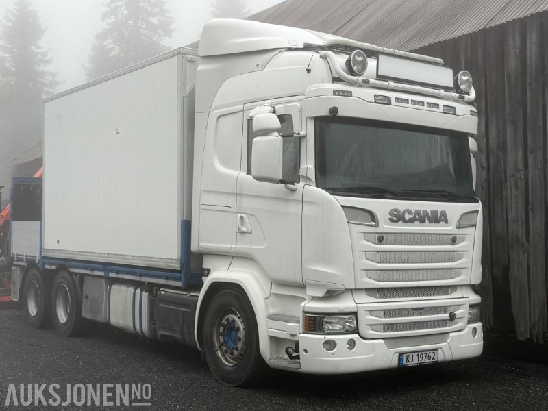 2016 Scania R 520 EURO 6T med bakmontert Palfingerkran - Auto s hydraulickou rukou: obrázok 1 2016 Scania R 520 EURO 6T med bakmontert Palfingerkran - Auto s hydraulickou rukou: obrázok 1