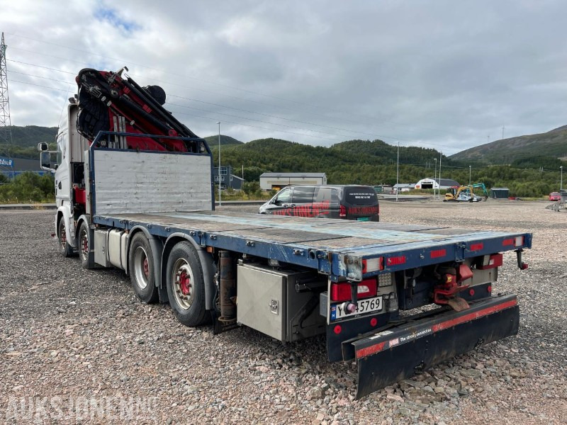 2016 Scania R-serie 8x2 HMF 85TM kranbil, Komplett karmsett, Kran sertifisert Aug 2025, Eu godkjent til 05.10.2026, klar til nye oppdrag ! - Auto s hydraulickou rukou: obrázok 5 2016 Scania R-serie 8x2 HMF 85TM kranbil, Komplett karmsett, Kran sertifisert Aug 2025, Eu godkjent til 05.10.2026, klar til nye oppdrag ! - Auto s hydraulickou rukou: obrázok 5