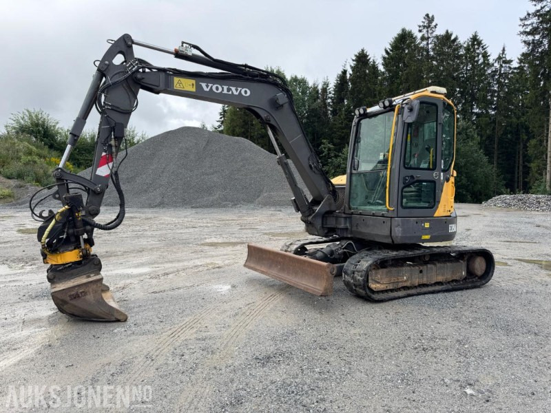 2016 Volvo ecr58d beltegraver 4301t, tiltrotator, pusseskuff,steinskuff - Mini rýpadlo: obrázok 1 2016 Volvo ecr58d beltegraver 4301t, tiltrotator, pusseskuff,steinskuff - Mini rýpadlo: obrázok 1