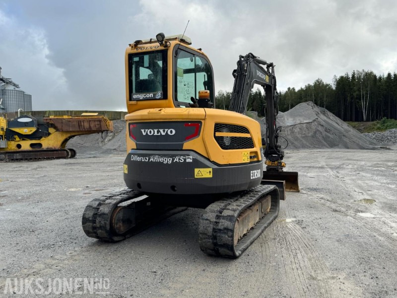 2016 Volvo ecr58d beltegraver 4301t, tiltrotator, pusseskuff,steinskuff - Mini rýpadlo: obrázok 4 2016 Volvo ecr58d beltegraver 4301t, tiltrotator, pusseskuff,steinskuff - Mini rýpadlo: obrázok 4