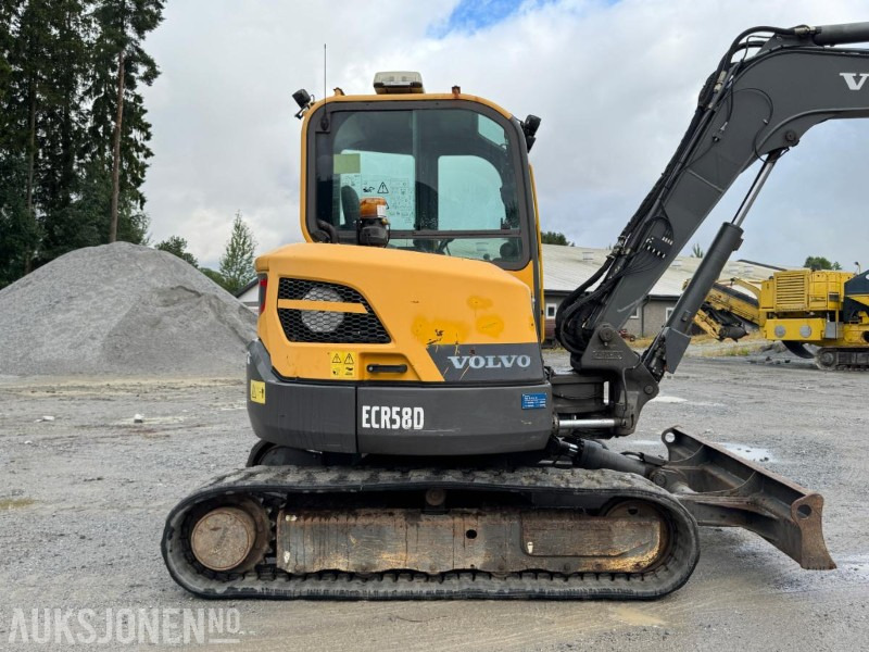 2016 Volvo ecr58d beltegraver 4301t, tiltrotator, pusseskuff,steinskuff - Mini rýpadlo: obrázok 3 2016 Volvo ecr58d beltegraver 4301t, tiltrotator, pusseskuff,steinskuff - Mini rýpadlo: obrázok 3