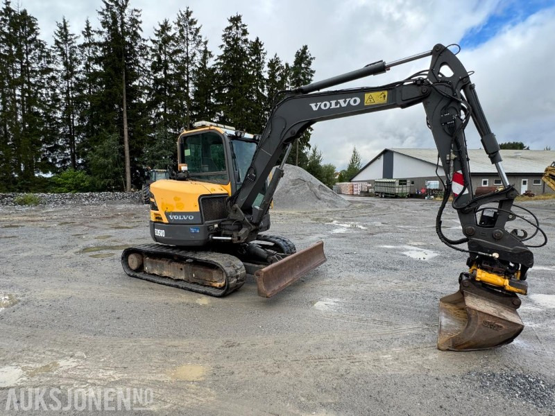 2016 Volvo ecr58d beltegraver 4301t, tiltrotator, pusseskuff,steinskuff - Mini rýpadlo: obrázok 2 2016 Volvo ecr58d beltegraver 4301t, tiltrotator, pusseskuff,steinskuff - Mini rýpadlo: obrázok 2