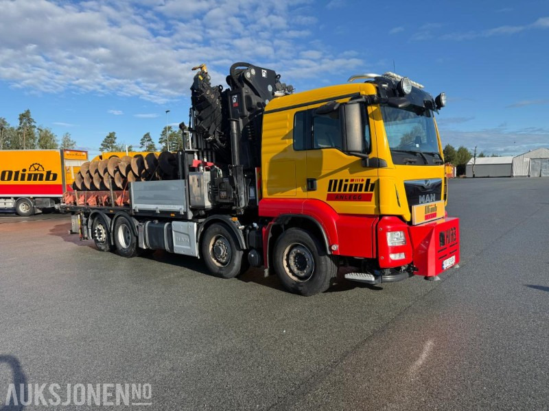2017 MAN TGS 35.500 KRANBIL M/HIAB X-HIPRO 548 KRAN 8X4 HYDRODRIVE SERVICEHISTORIKK LAV KM. - Auto s hydraulickou rukou: obrázok 4 2017 MAN TGS 35.500 KRANBIL M/HIAB X-HIPRO 548 KRAN 8X4 HYDRODRIVE SERVICEHISTORIKK LAV KM. - Auto s hydraulickou rukou: obrázok 4