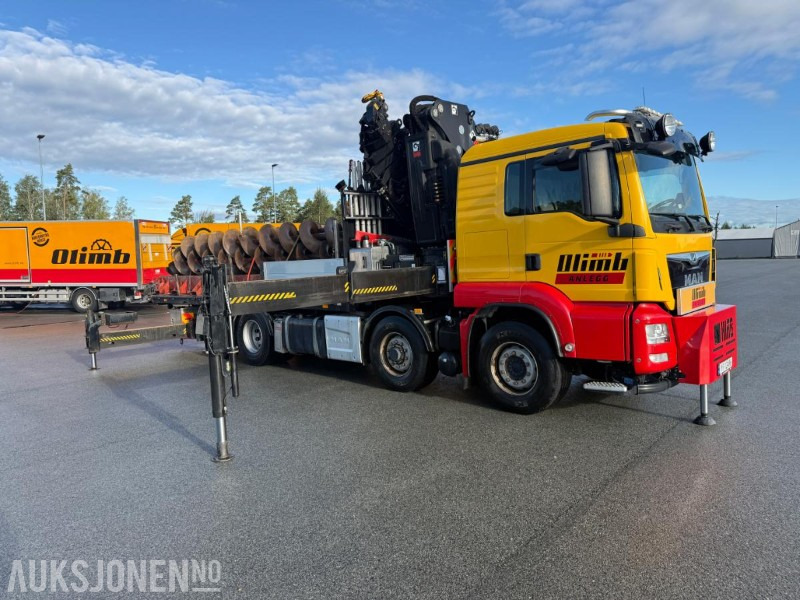 2017 MAN TGS 35.500 KRANBIL M/HIAB X-HIPRO 548 KRAN 8X4 HYDRODRIVE SERVICEHISTORIKK LAV KM. - Auto s hydraulickou rukou: obrázok 2 2017 MAN TGS 35.500 KRANBIL M/HIAB X-HIPRO 548 KRAN 8X4 HYDRODRIVE SERVICEHISTORIKK LAV KM. - Auto s hydraulickou rukou: obrázok 2