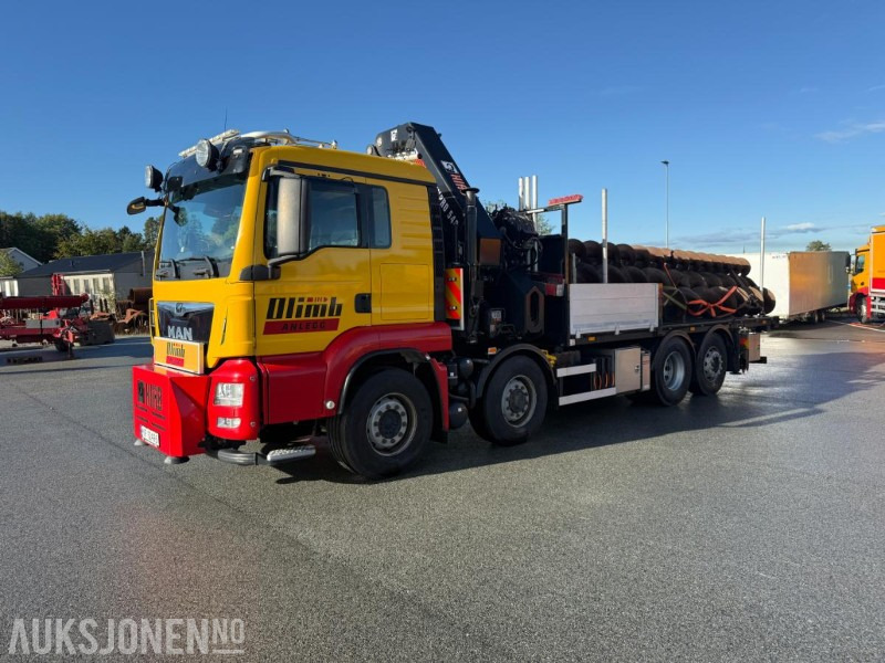 2017 MAN TGS 35.500 KRANBIL M/HIAB X-HIPRO 548 KRAN 8X4 HYDRODRIVE SERVICEHISTORIKK LAV KM. - Auto s hydraulickou rukou: obrázok 3 2017 MAN TGS 35.500 KRANBIL M/HIAB X-HIPRO 548 KRAN 8X4 HYDRODRIVE SERVICEHISTORIKK LAV KM. - Auto s hydraulickou rukou: obrázok 3