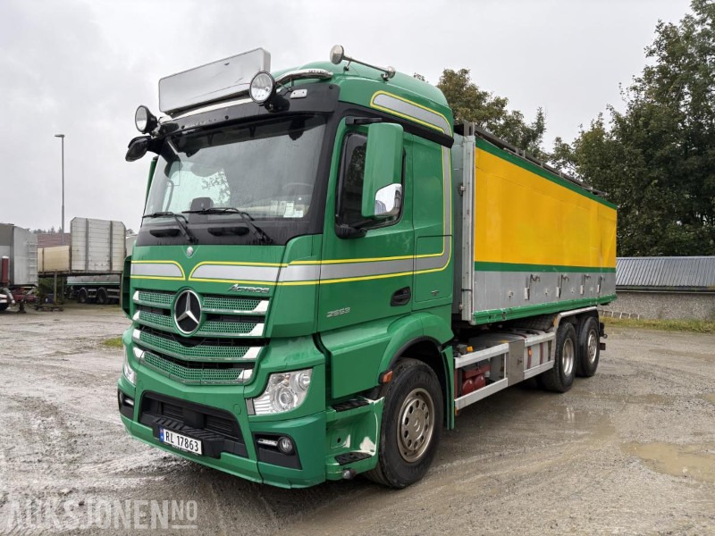 2017 Mercedes-Benz 2553 ACTROS container bil - Podvozek s kabinou: obrázok 1 2017 Mercedes-Benz 2553 ACTROS container bil - Podvozek s kabinou: obrázok 1
