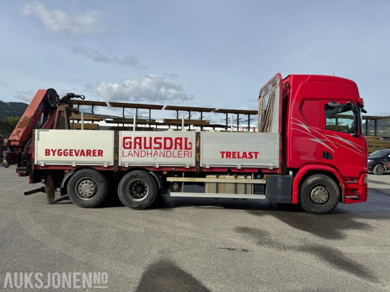 2017 Scania R500 planbil med HMF kran - Auto s hydraulickou rukou: obrázok 2 2017 Scania R500 planbil med HMF kran - Auto s hydraulickou rukou: obrázok 2