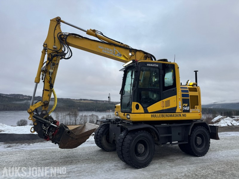 2018 Komatsu PW148-11 hjulmaskin MAKIN GPS, TILTROTATOR MASSE LYS, KAMERAER - Kolesové rýpadlo: obrázok 1 2018 Komatsu PW148-11 hjulmaskin MAKIN GPS, TILTROTATOR MASSE LYS, KAMERAER - Kolesové rýpadlo: obrázok 1