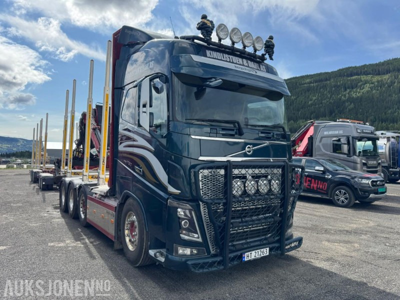2018 Volvo FH16 8X4 komplett tømmerbil med kran og henger. - Nákladné vozidlo na prepravu dreva, Auto s hydraulickou rukou: obrázok 3 2018 Volvo FH16 8X4 komplett tømmerbil med kran og henger. - Nákladné vozidlo na prepravu dreva, Auto s hydraulickou rukou: obrázok 3