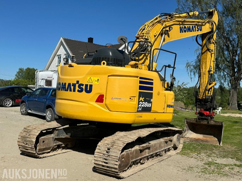 2019 Komatsu PC228USLC-11 - Gravemaskin - Tiltrotator R8 - Topcon GPS - 2skuffer - Sentralsmøring - 4467timer - Rýpadlo: obrázok 4 2019 Komatsu PC228USLC-11 - Gravemaskin - Tiltrotator R8 - Topcon GPS - 2skuffer - Sentralsmøring - 4467timer - Rýpadlo: obrázok 4
