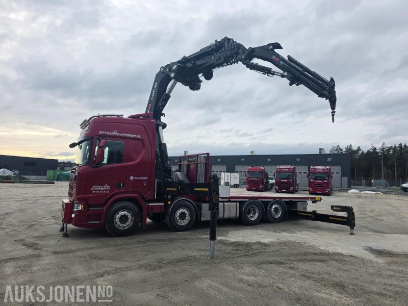 2019 Scania R580 8X2 Euro 6 kranbil Topp utstyrt servicehistorikk HIAB-kran 858, 80 Tm Nylig EU - Auto s hydraulickou rukou: obrázok 1 2019 Scania R580 8X2 Euro 6 kranbil Topp utstyrt servicehistorikk HIAB-kran 858, 80 Tm Nylig EU - Auto s hydraulickou rukou: obrázok 1