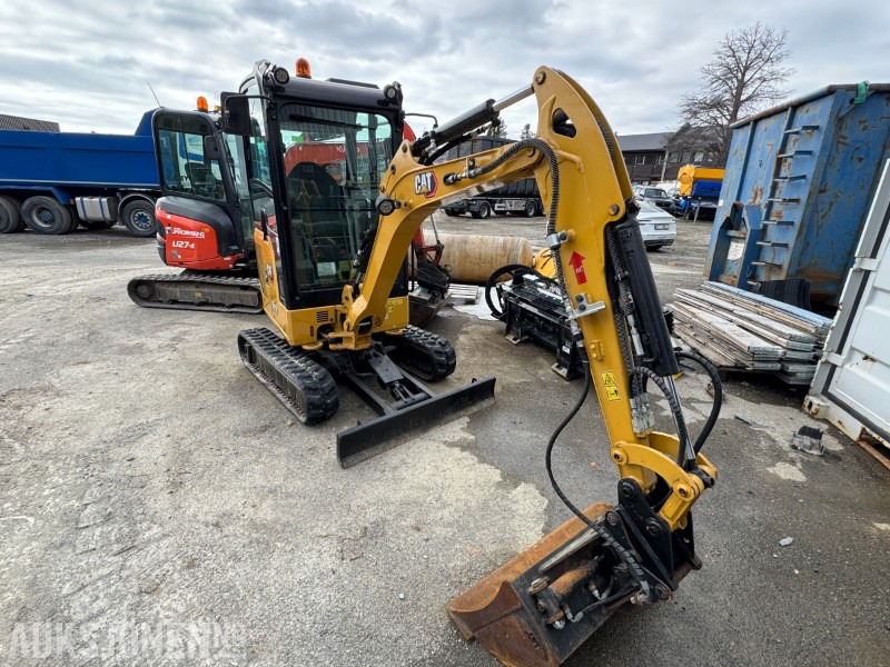 2020 Cat 301.8 Minigraver - 1050T - Hyd. Skuffe - Skjær - Mini rýpadlo: obrázok 3 2020 Cat 301.8 Minigraver - 1050T - Hyd. Skuffe - Skjær - Mini rýpadlo: obrázok 3