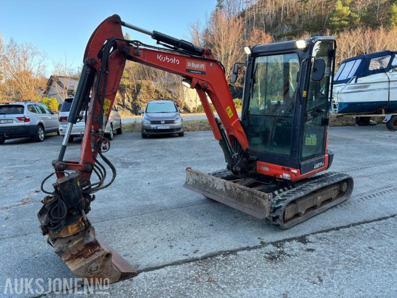 2022 KUBOTA U27 - 4 HI HIGH SPEC. 1155TIMER. S40. ENGCON TILTROTATOR. SMALSKUFF OG PUSSESKUFF. - Rýpadlo: obrázok 1 2022 KUBOTA U27 - 4 HI HIGH SPEC. 1155TIMER. S40. ENGCON TILTROTATOR. SMALSKUFF OG PUSSESKUFF. - Rýpadlo: obrázok 1