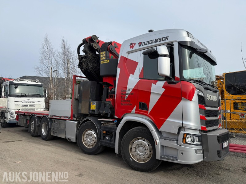 2022 Scania R540 kranbil, Palfinger 92tm kran, Jibb, VBG, 3-akslet henger - Auto s hydraulickou rukou: obrázok 4 2022 Scania R540 kranbil, Palfinger 92tm kran, Jibb, VBG, 3-akslet henger - Auto s hydraulickou rukou: obrázok 4