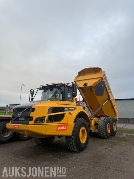 2022 Volvo A25G leddstyrt dumper | 3 853 timer | DAFO brannslukkersystem - Damper: obrázok 1 2022 Volvo A25G leddstyrt dumper | 3 853 timer | DAFO brannslukkersystem - Damper: obrázok 1